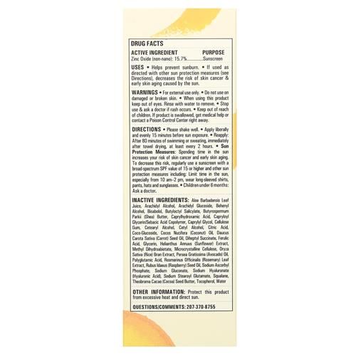 Mad Hippie Hydratant Visage Spf 25+, Crème Solaire Oxyde de Zinc, Crème Visage Sûre pour les Récifs, Sans Parfum, 59 ml
