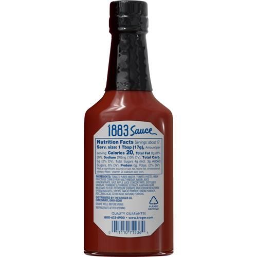 Sauce pour bifteck Kroger 1883, 10 oz