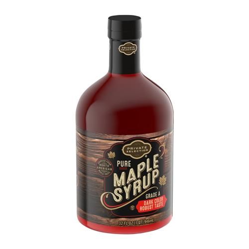 Sirop d'érable pur à 100 % de catégorie A, couleur foncée, Private Selection, 32 oz liq.
