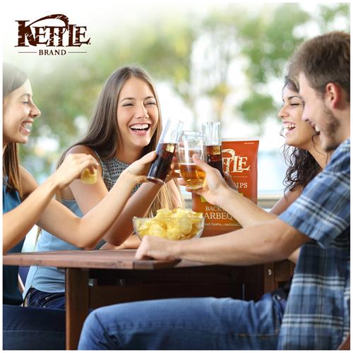 Kettle Brand Croustilles saveur Barbecue de jardin, 368 g