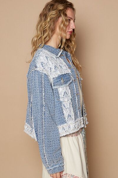 Veste Boutonnée Élégante et Délicate en Crochet Brodé, Style Bohème, Charmante et Classique