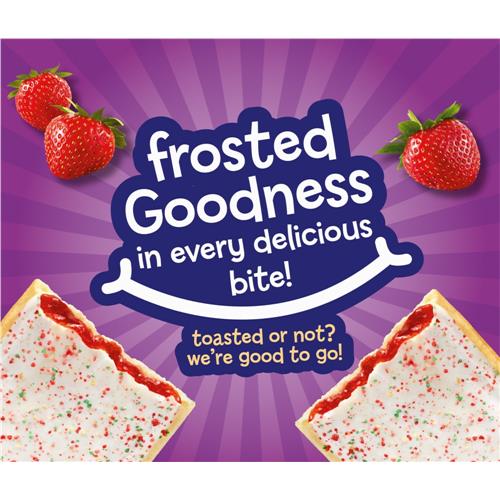 Kroger Friands grillés glacés à la fraise 12 unités