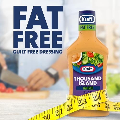 Vinaigrette sans matières grasses Thousand Island Kraft (bouteille de 473 ml)