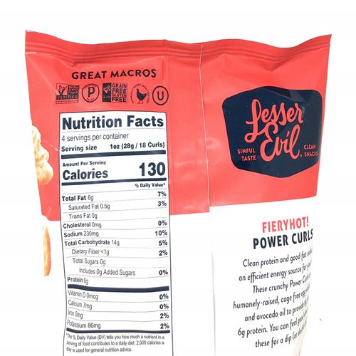 Snack Curls Très Chaud Org