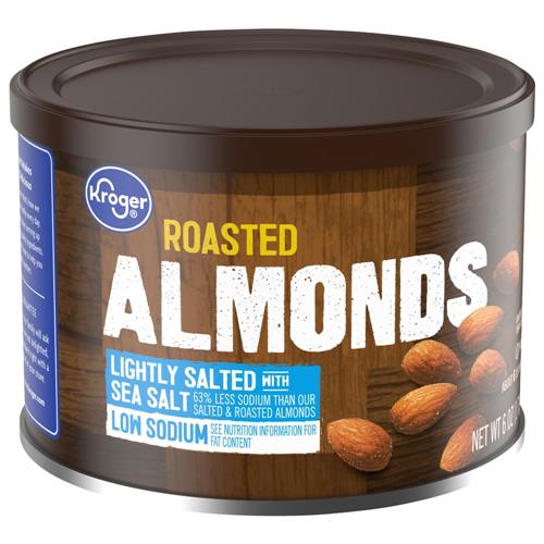 Amandes rôties légèrement salées de Kroger 6 oz
