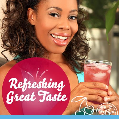 Crystal Light Boisson Préparée en Poudre, Punch aux Fruits sans Sucre, Faible en Calories, Paquet de 6 Sachets pour Pichet