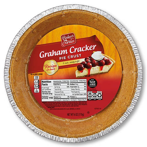 Croûte à tarte de biscuits Graham Baker's Corner, 170 g