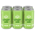 Boissons gazeuses miniatures Big K Ginger Ale sans caféine, paquet de 6 / 221 ml
