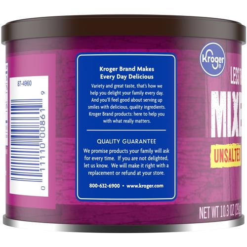 Kroger Mélange de noix non salées 292 g