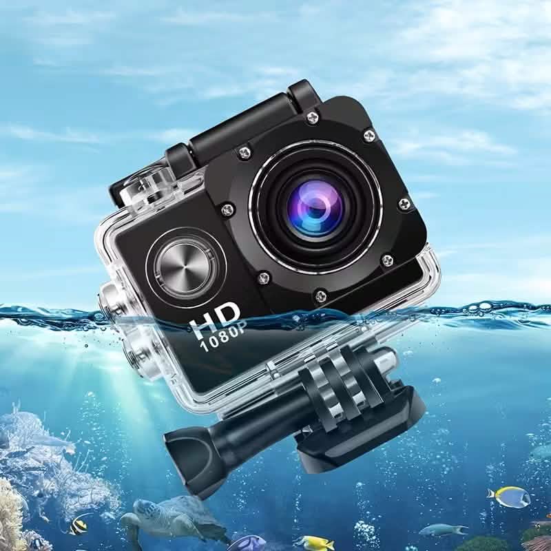 Caméra d'action Ultra HD 1080P – Grand angle 140°, objectif Fisheye, écran LCD