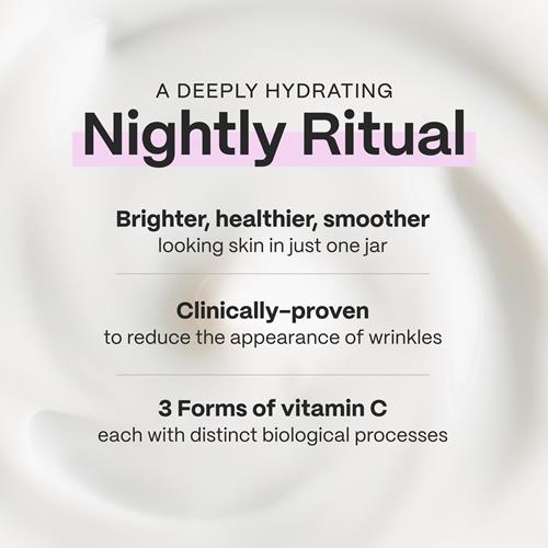 Mad Hippie Triple C Night Cream – Crème de nuit hydratante pour le visage, éclaircissante, anti-âge avec 3 formes de vitamine C, 60 g