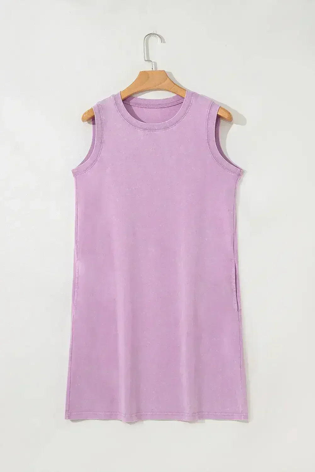Mini-robe débardeur Beau Blue Mineral Wash à poches