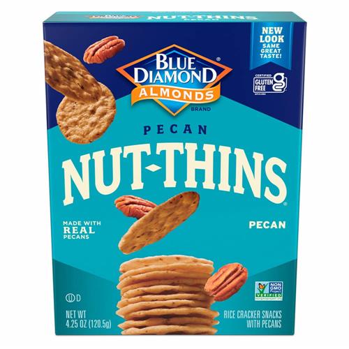 Blue Diamond Nutthins Biscuits Apéritifs, Pacane, Boîtes, 4,25 oz