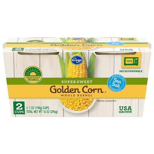 Kroger Maïs doux entier en grains à faible teneur en sodium 2 unités / 198 g