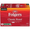 Café Folgers Classic Roast, torréfaction moyenne, dosettes K-Cup Keurig, boîte de 10