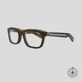Lunettes de soleil Chrome Hearts See You In Tea marron et argent