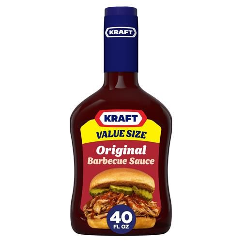 Sauce barbecue Kraft Original, mijotée lentement, bouteille de 1,13 kg