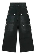Jean large cargo multipoches