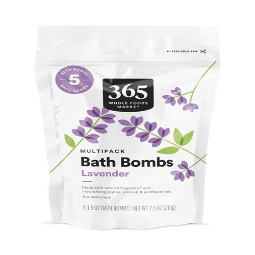 Whole Foods Market, Bombes de bain lavande, Paquet de 5