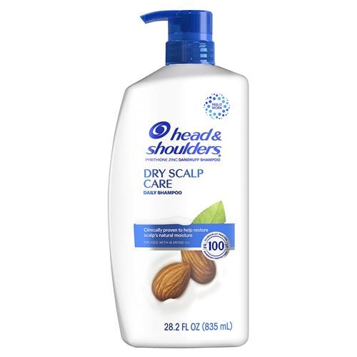 Shampoing antipelliculaire Head And Shoulders, traitement antipelliculaire, soin du cuir chevelu sec pour usage quotidien, sans paraben, 835 ml