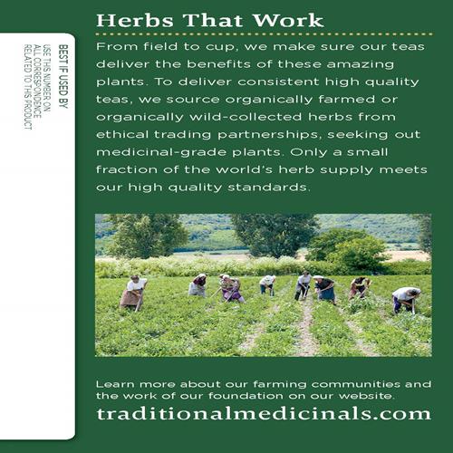 Tisane Camomille et Lavande Bio Traditional Medicinals (Lot de 1), Calme le Système Nerveux, 16 Sachets de Thé