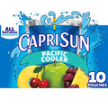 Boisson au jus aromatisée aux fruits mélangés Capri Sun Pacific Cooler, boîte de 10 unités, sachets de 17,7 cl