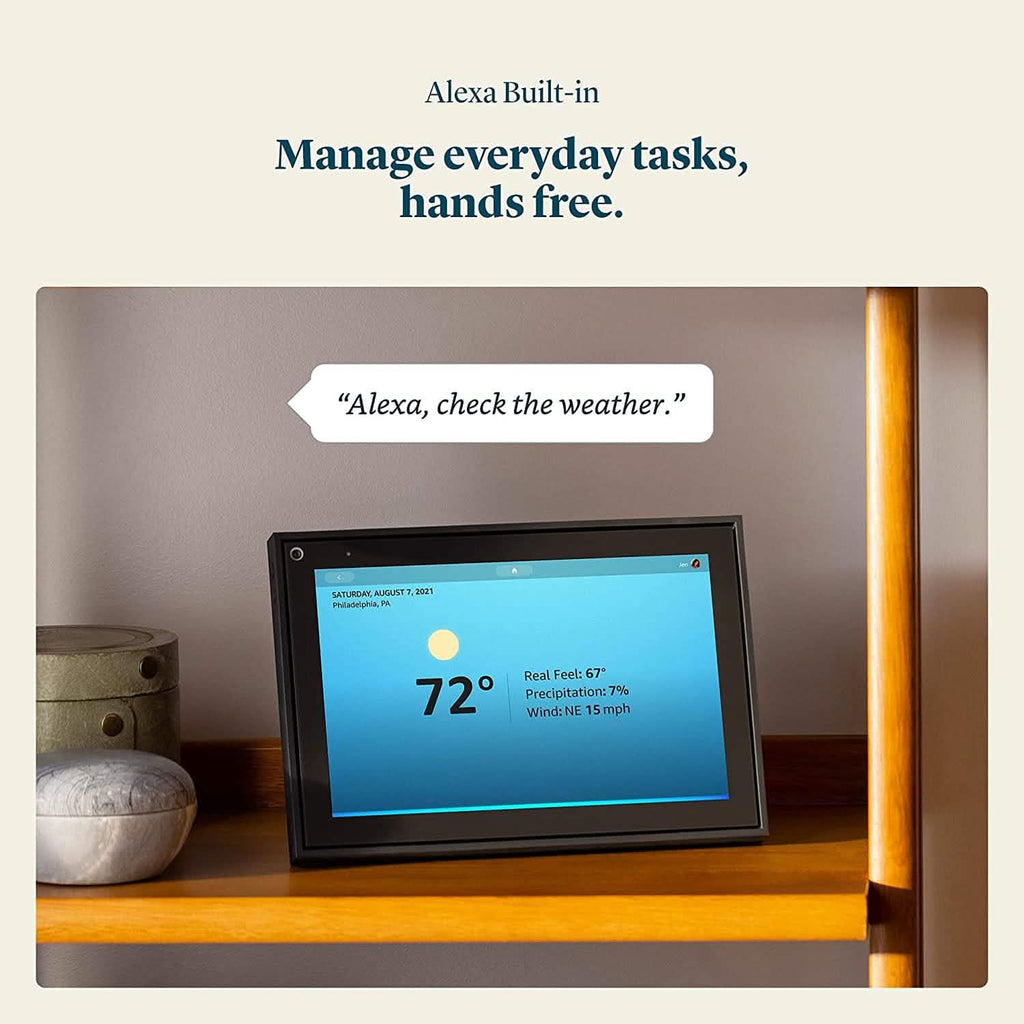 Facebook Portal - Appel vidéo intelligent avec écran tactile 10 pouces et Alexa