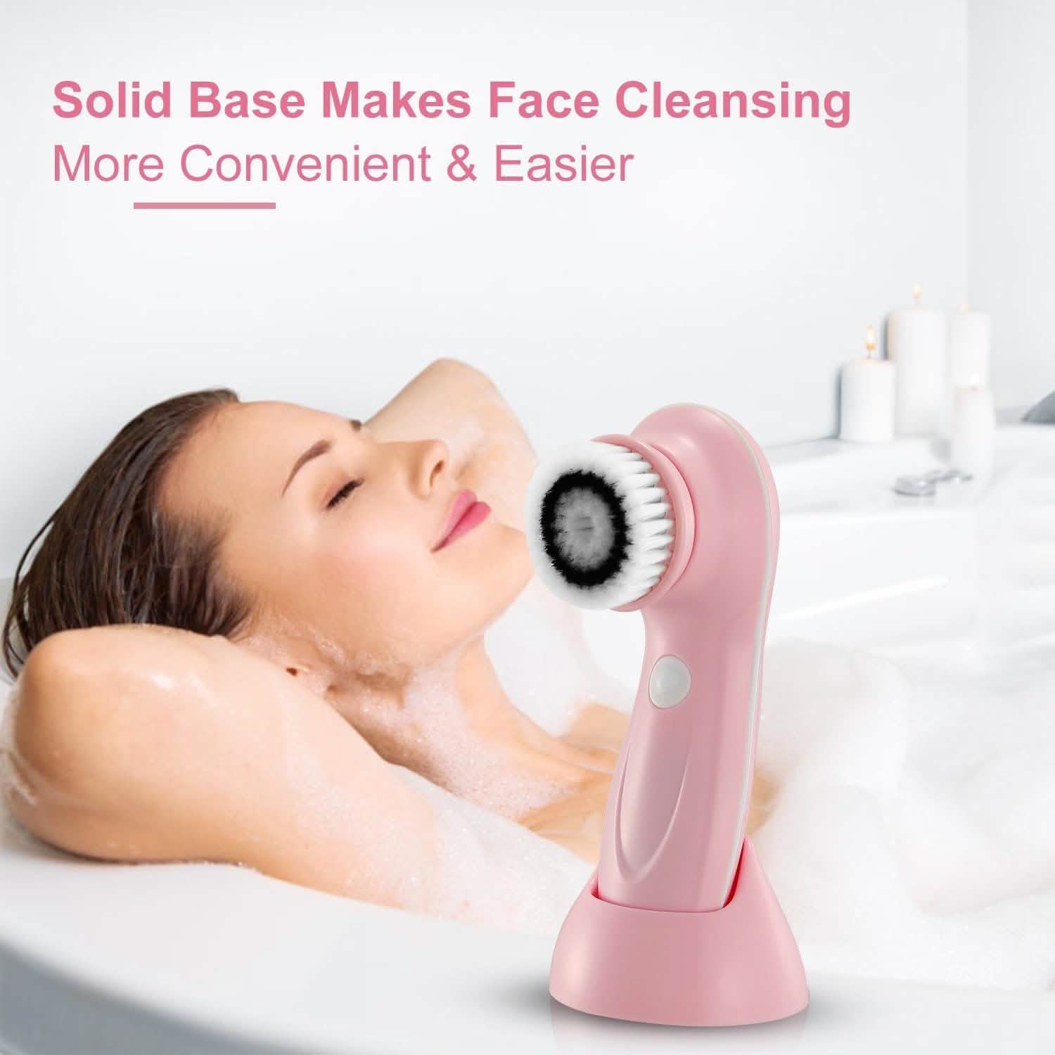 Brosse Nettoyante Visage Étanche IPX6 2 Vitesses