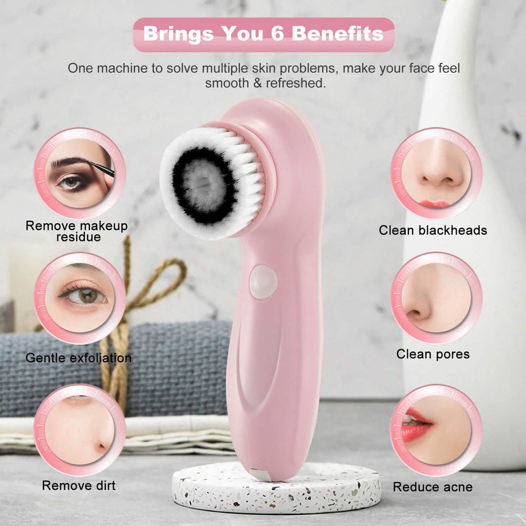 Brosse Nettoyante Visage Étanche IPX6 2 Vitesses