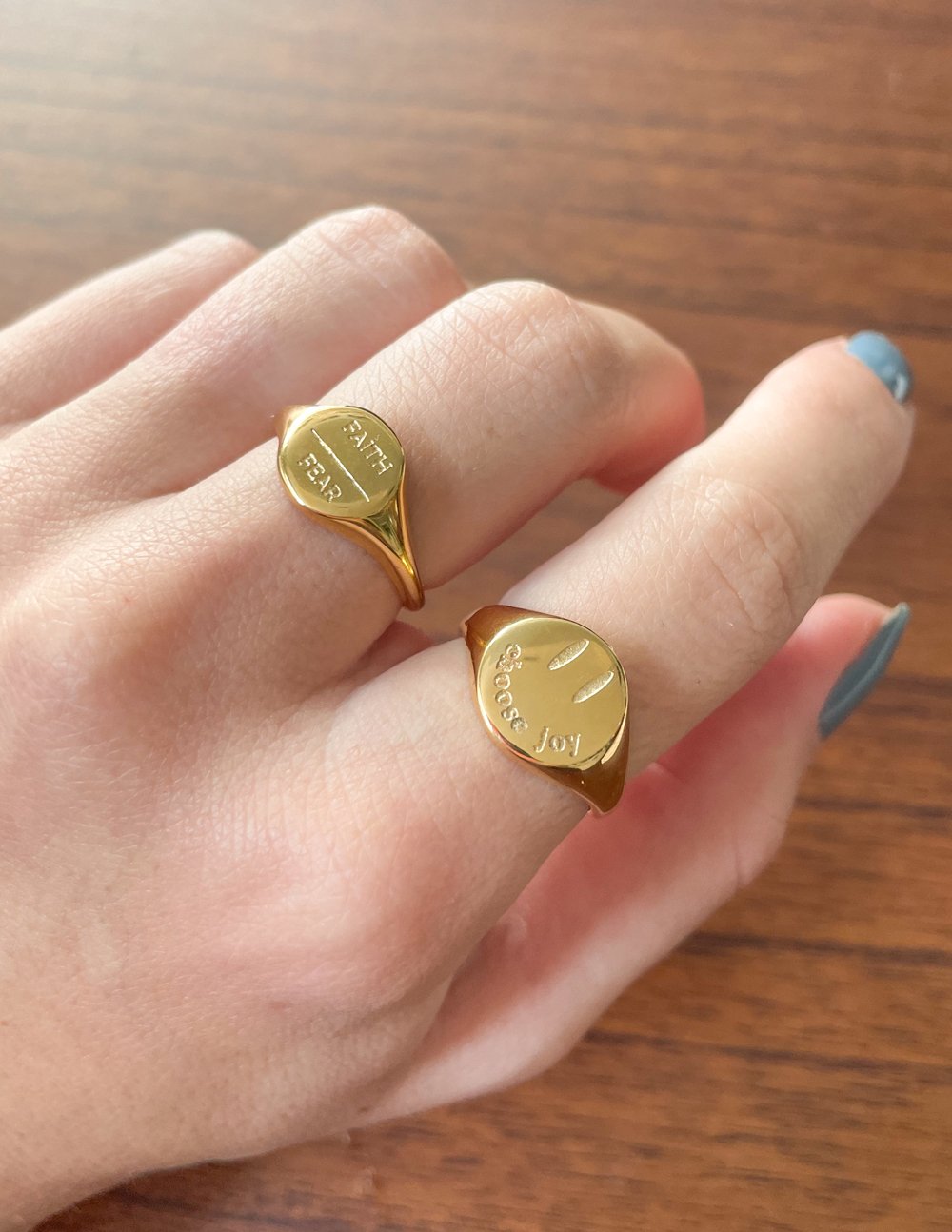 Bague Foi contre peur