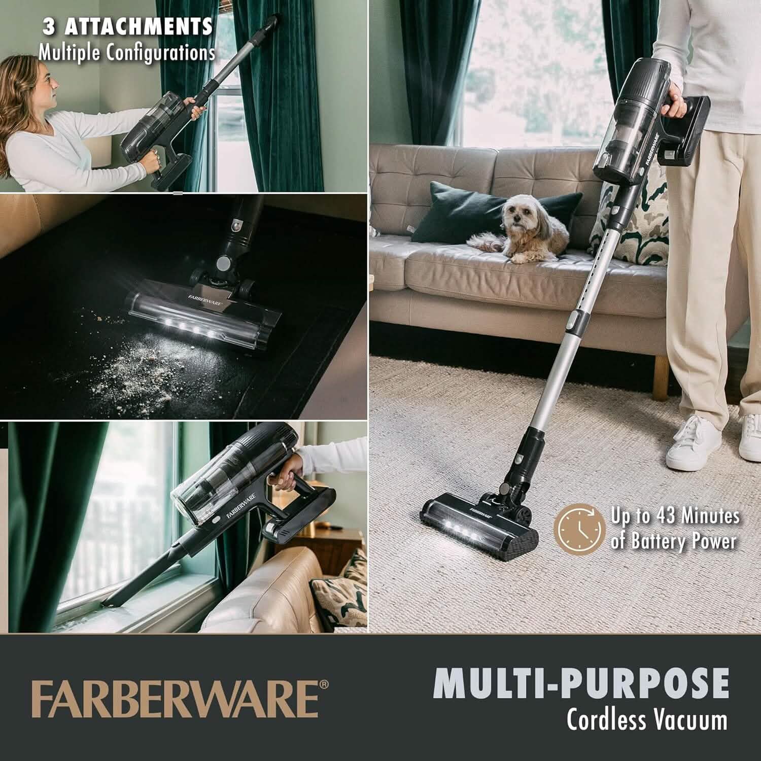 Aspirateur-balai sans fil Farberware Elite
