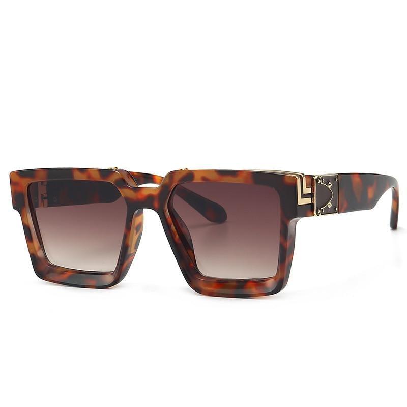 Lunettes de soleil de créateur noires à la mode pour hommes et femmes, forme carrée, lunettes de conduite, style luxe classique, lunettes de soleil pour hommes et femmes, lunettes de soleil anti-lumière bleue pour l'été