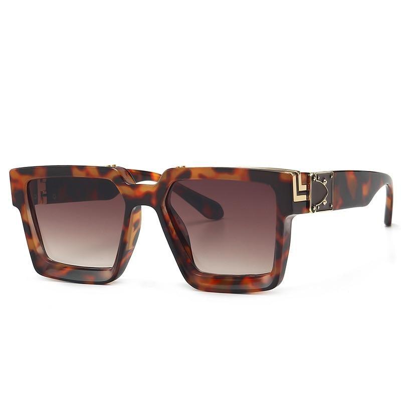 Lunettes de soleil de créateur noires à la mode pour hommes et femmes, forme carrée, lunettes de conduite, style luxe classique, lunettes de soleil pour hommes et femmes, lunettes de soleil anti-lumière bleue pour l'été
