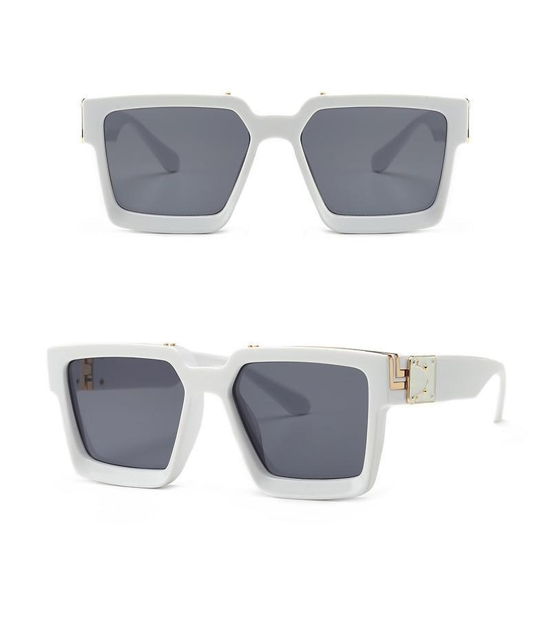 Lunettes de soleil de créateur noires à la mode pour hommes et femmes, forme carrée, lunettes de conduite, style luxe classique, lunettes de soleil pour hommes et femmes, lunettes de soleil anti-lumière bleue pour l'été