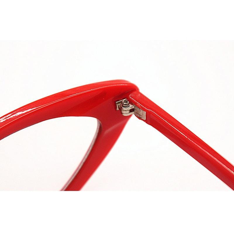 Lunettes de lecture classiques œil de chat pour la mode Protection des yeux Lunettes d'ordinateur et monture sans ordonnance pour hommes et femmes Lunettes légères avec diamants pour la presbytie monture optique femme