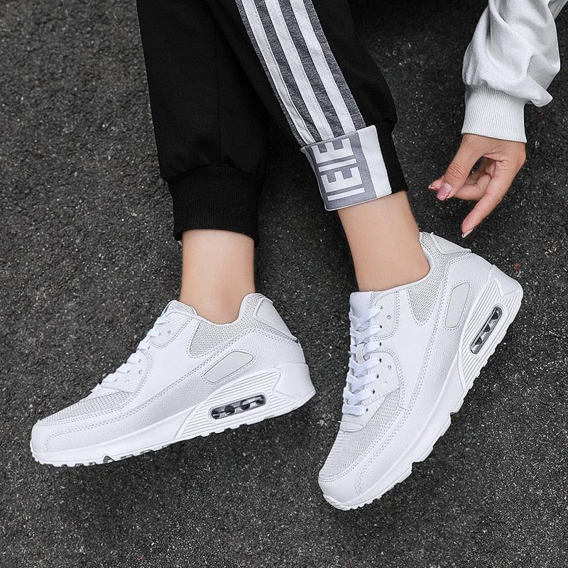 Chaussures de course de couple de mode Chaussures de jogging de sport Baskets de sport de plein air Baskets à lacets Unisexe Chaussures de sport athlétiques pour femmes Baskets de fitness de tennis de jogging de sport de mode