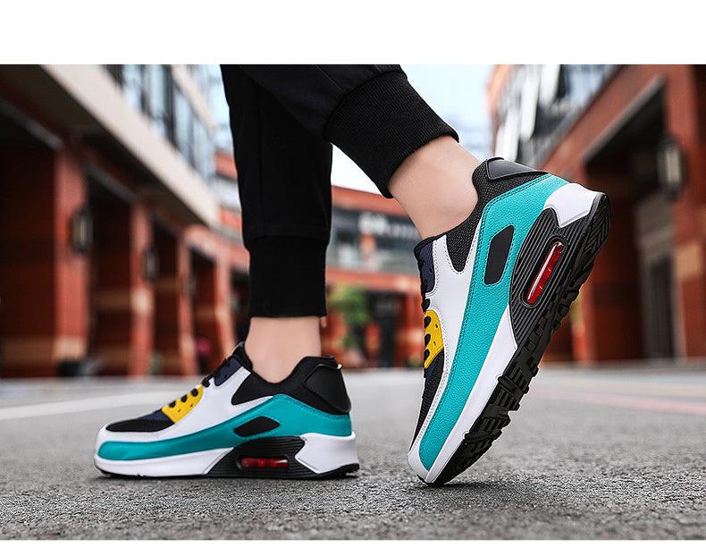 Chaussures de course de couple de mode Chaussures de jogging de sport Baskets de sport de plein air Baskets à lacets Unisexe Chaussures de sport athlétiques pour femmes Baskets de fitness de tennis de jogging de sport de mode