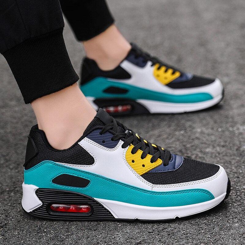 Chaussures de course de couple de mode Chaussures de jogging de sport Baskets de sport de plein air Baskets à lacets Unisexe Chaussures de sport athlétiques pour femmes Baskets de fitness de tennis de jogging de sport de mode