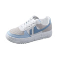 Chaussures plates pour femmes, baskets décontractées, respirantes, vulcanisées, à lacets, confortables pour la marche, blanches, à bout rond, à plateforme, décontractées, sportives, mignonnes, pour la mode et l'école