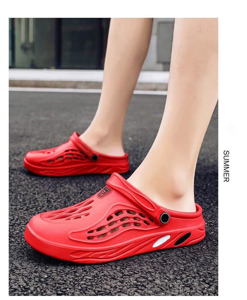 Sandales de mode pour hommes pour la maison Plateforme Tongs Sandales Chaussures d'été pour hommes Sabots de mode d'extérieur Chaussures d'eau antidérapantes avec sangle Sandales de sport légères à séchage rapide Sabots pour adultes