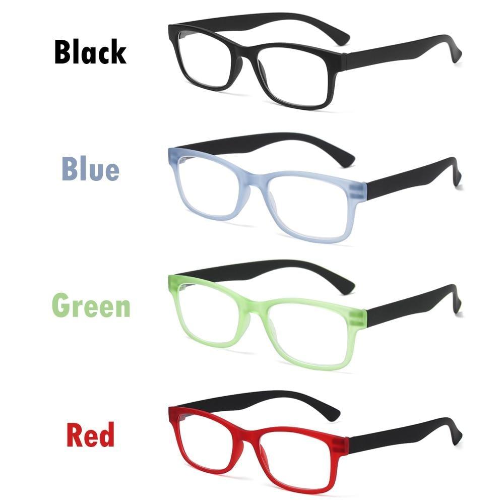 Lunettes de Lecture Homme Femme Mode, Rectangulaires, Charnières à Ressort, Anti-Éblouissement, Légères, Sans Vis, Conception Détachable, Lunettes de Vue, Hypermétropie, Presbytie, Soin de la Vue