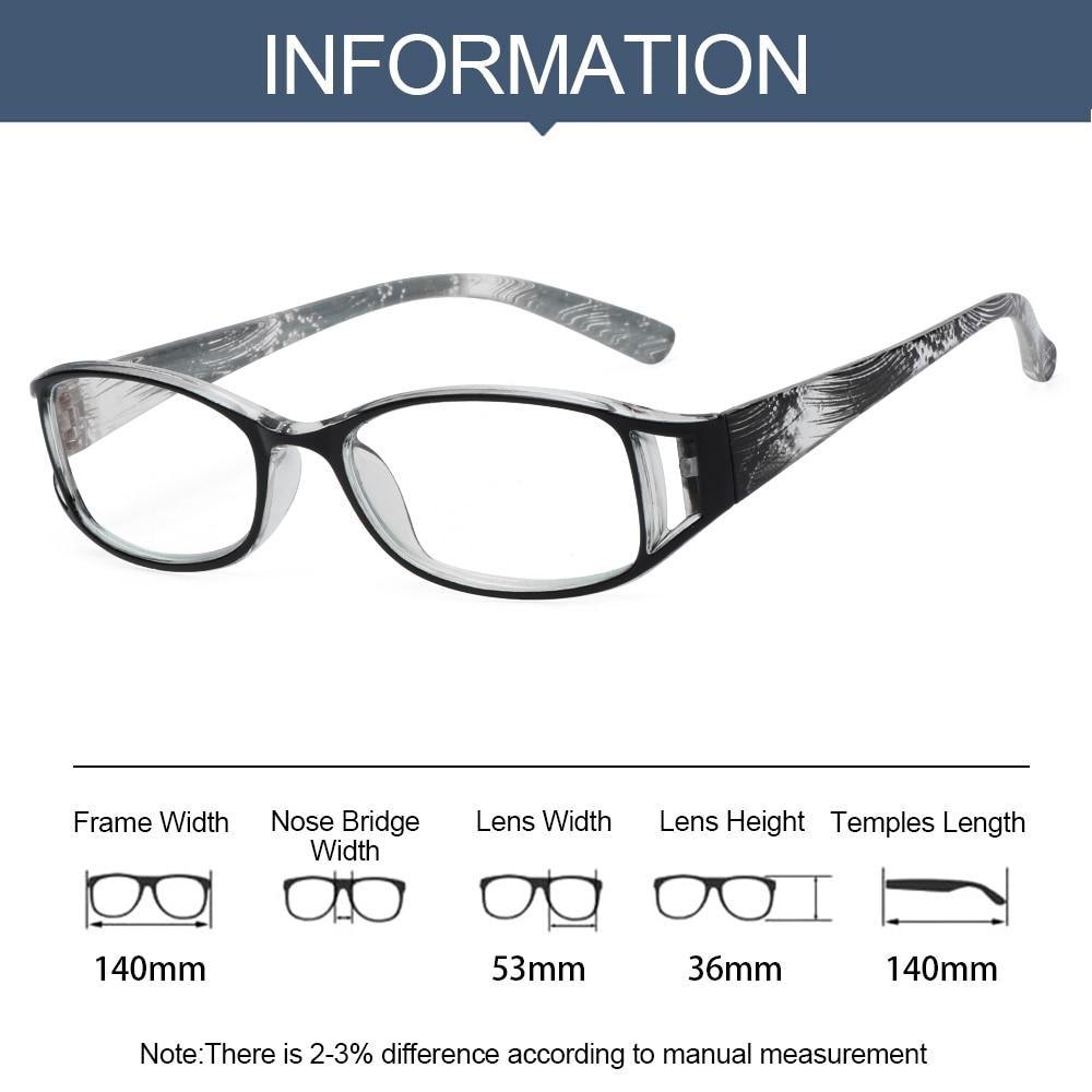 Lunettes de Lecture Homme Femme Mode, Rectangulaires, Charnières à Ressort, Anti-Éblouissement, Légères, Sans Vis, Conception Détachable, Lunettes de Vue, Hypermétropie, Presbytie, Soin de la Vue