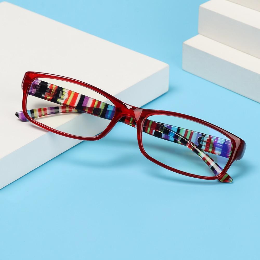 Lunettes de lecture imprimées mode Femmes Hommes Lunettes anti-lumière bleue Lunettes d'ordinateur Protection des yeux pour hommes et femmes Portable haute définition Lentille Loupe rétro Dioptrie +1.0~+4.0