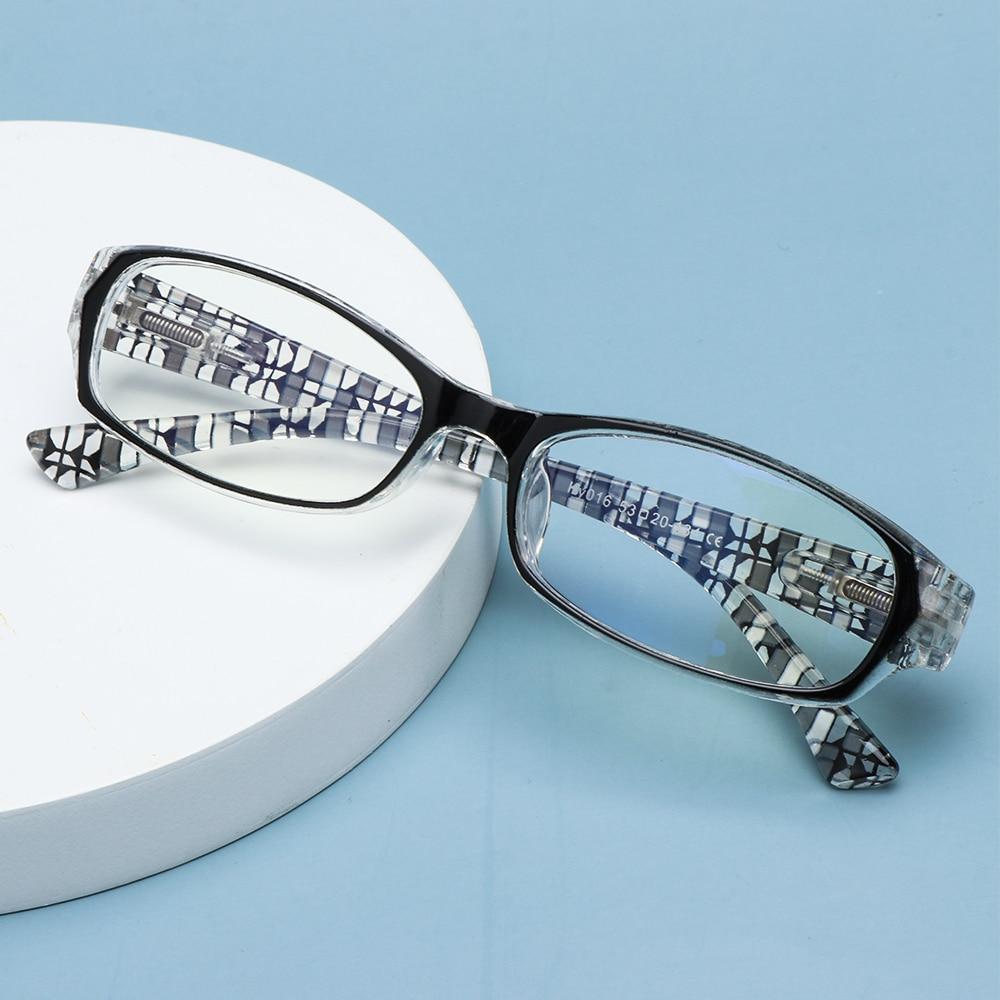 Lunettes de lecture imprimées mode Femmes Hommes Lunettes anti-lumière bleue Lunettes d'ordinateur Protection des yeux pour hommes et femmes Portable haute définition Lentille Loupe rétro Dioptrie +1.0~+4.0