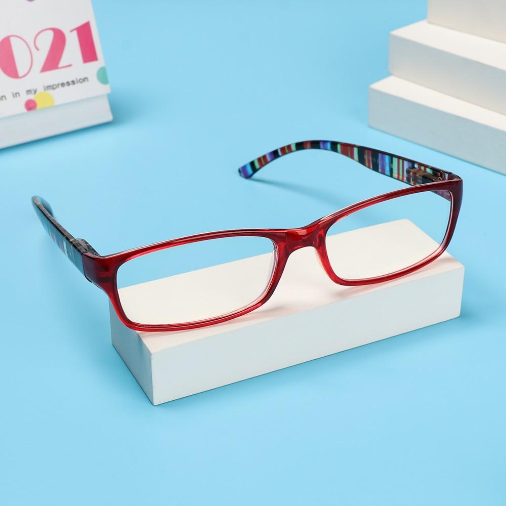 Lunettes de lecture imprimées mode Femmes Hommes Lunettes anti-lumière bleue Lunettes d'ordinateur Protection des yeux pour hommes et femmes Portable haute définition Lentille Loupe rétro Dioptrie +1.0~+4.0