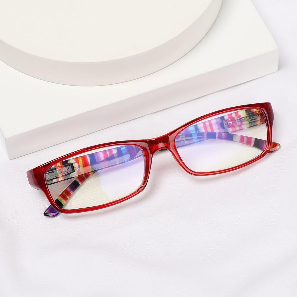 Lunettes de lecture imprimées mode Femmes Hommes Lunettes anti-lumière bleue Lunettes d'ordinateur Protection des yeux pour hommes et femmes Portable haute définition Lentille Loupe rétro Dioptrie +1.0~+4.0