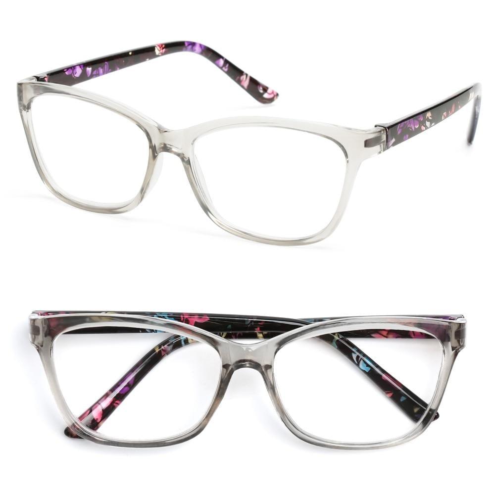 Lunettes de Lecture Tendance Homme Femme Haute Définition Transparentes Protection Anti Lumière Bleue Lunettes Optiques Transparentes Avec Dioptrie +1.0~+4.0