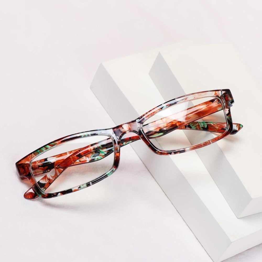 Lunettes de Lecture Tendance Homme Femme Haute Définition Transparentes Protection Anti Lumière Bleue Lunettes Optiques Transparentes Avec Dioptrie +1.0~+4.0