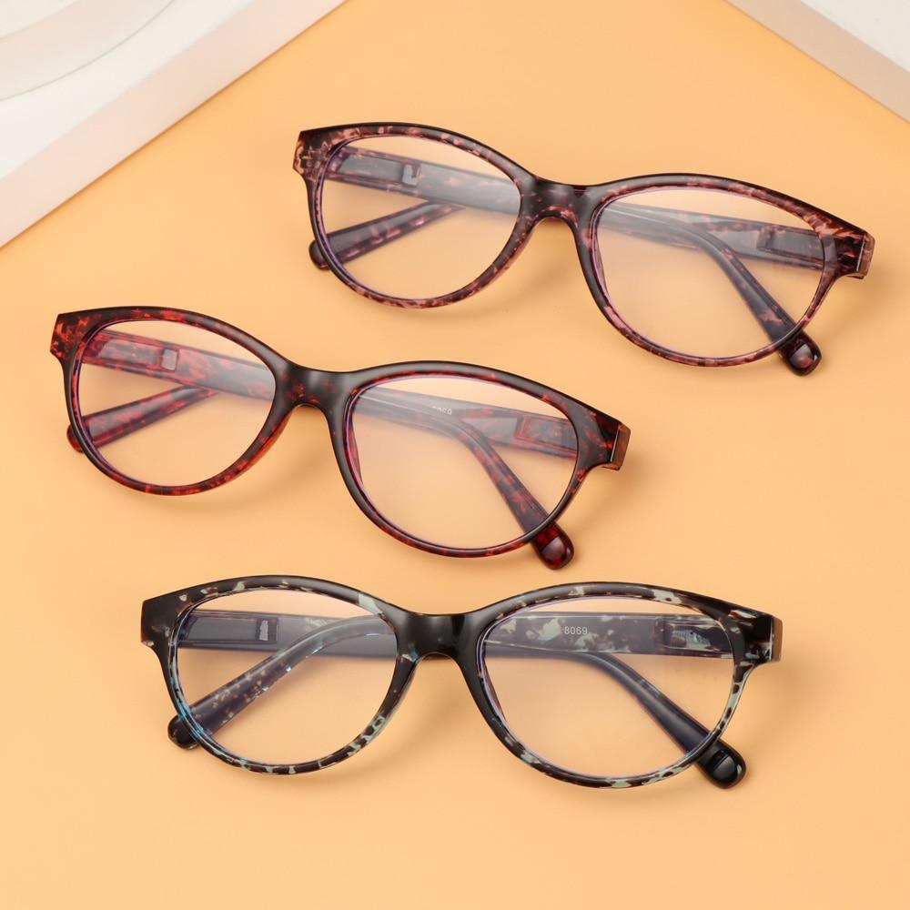 Lunettes de Lecture Tendance Homme Femme Haute Définition Transparentes Protection Anti Lumière Bleue Lunettes Optiques Transparentes Avec Dioptrie +1.0~+4.0