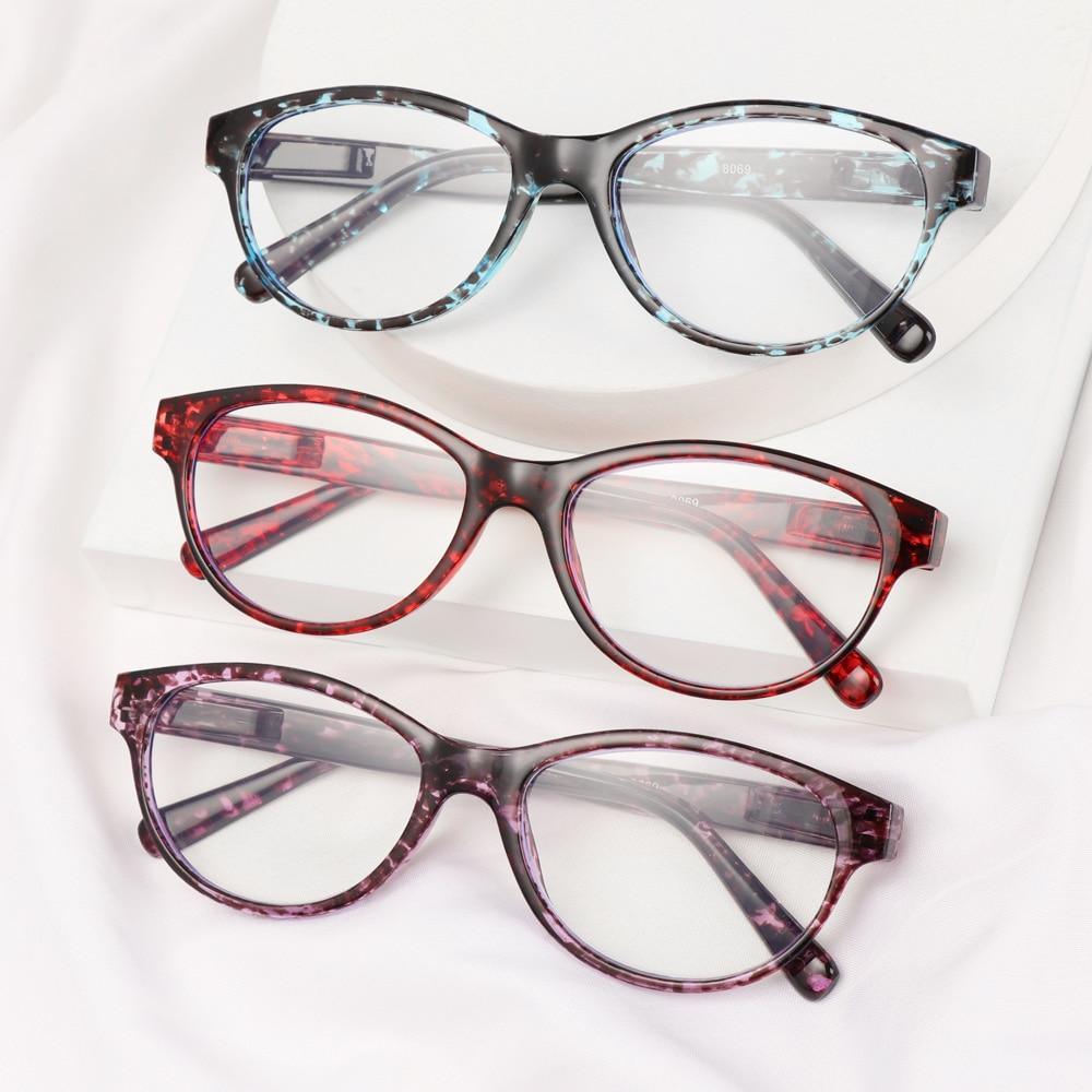 Lunettes de Lecture Tendance Homme Femme Haute Définition Transparentes Protection Anti Lumière Bleue Lunettes Optiques Transparentes Avec Dioptrie +1.0~+4.0